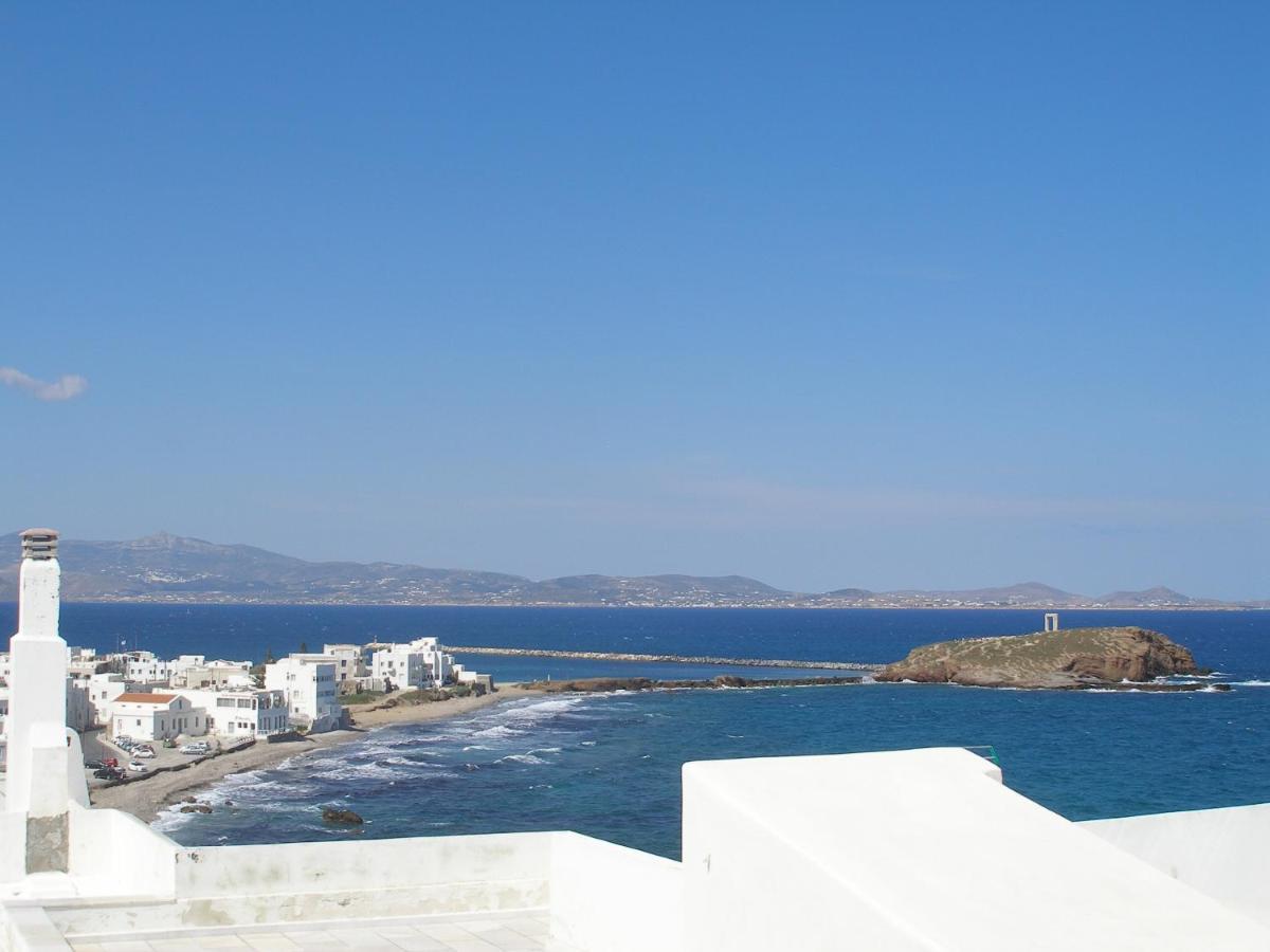 Inaxos Studios, Viewing Apollo Temple. Naxos City Esterno foto